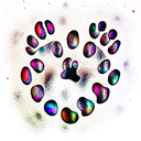 Paw Print tattoo design idea