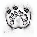 Paw Print tattoo design idea