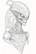 alien tattoo design idea