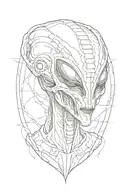 alien tattoo design idea