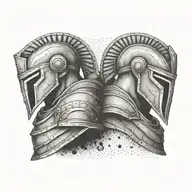 spartan tattoo design idea