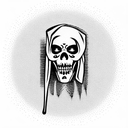 Grim Reaper tattoo design idea