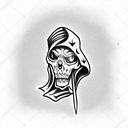 Grim Reaper tattoo design idea