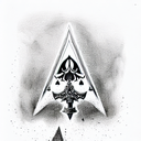 Ace of Spades tattoo design idea