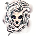 Medusa tattoo design idea
