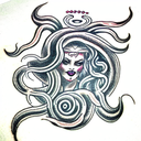 Medusa tattoo design idea