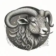 aries tattoo design idea