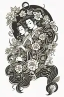 gemini tattoo design idea