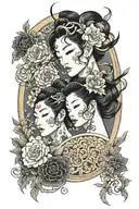 gemini tattoo design idea