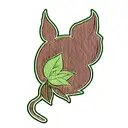 Leaf tattoo design idea