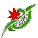 Leaf tattoo design idea