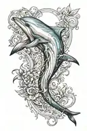 dolphin tattoo design idea