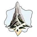 Mountain Scene tattoo design idea