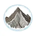 Mountain Scene tattoo design idea