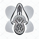 Hamsa Symbol tattoo design idea