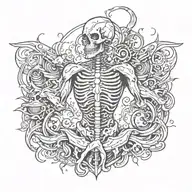 spinal tattoo design idea