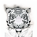 Tiger tattoo design idea