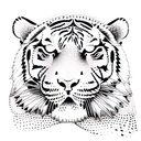 Tiger tattoo design idea