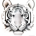 Tiger tattoo design idea
