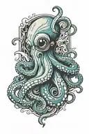 octopus tattoo design idea
