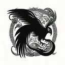 phoenix tattoo design idea