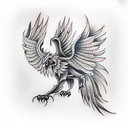 Griffin tattoo design idea