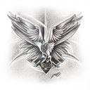 Griffin tattoo design idea