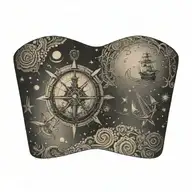 nautical tattoo design idea