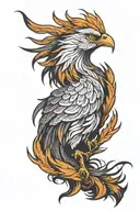 phoenix tattoo design idea