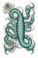 scorpio tattoo design idea