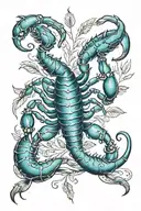 scorpio tattoo design idea