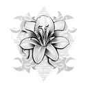 Lily tattoo design idea