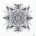Mandala tattoo design idea