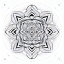 Mandala tattoo design idea