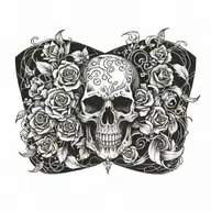 blackout tattoo design idea