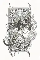 script tattoo design idea