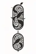 vine tattoo design idea