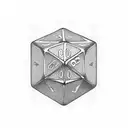 Dice tattoo design idea