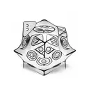 Dice tattoo design idea