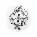 Cherry Blossom tattoo design idea