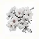 Cherry Blossom tattoo design idea