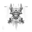 Bishop, Robot tattoo design idea