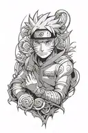 Naruto tattoo design idea
