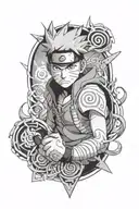 Naruto tattoo design idea