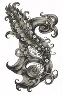 semicolon tattoo design idea