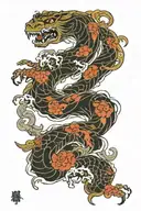 necklace tattoo design idea