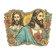 jesus tattoo design idea