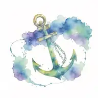 anchor tattoo design idea