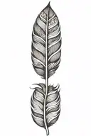 feather tattoo design idea
