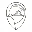 blackout tattoo design idea